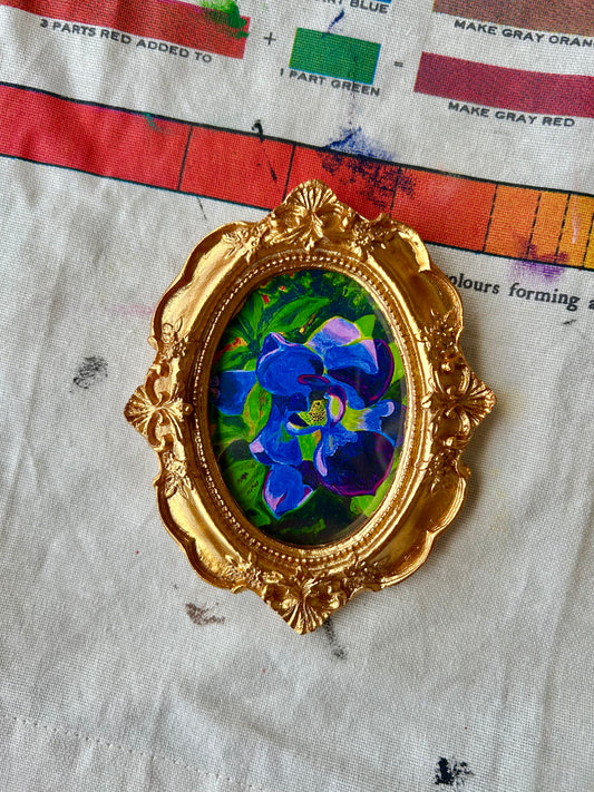 FLEURescent Magnolia Miniature Art Magnet