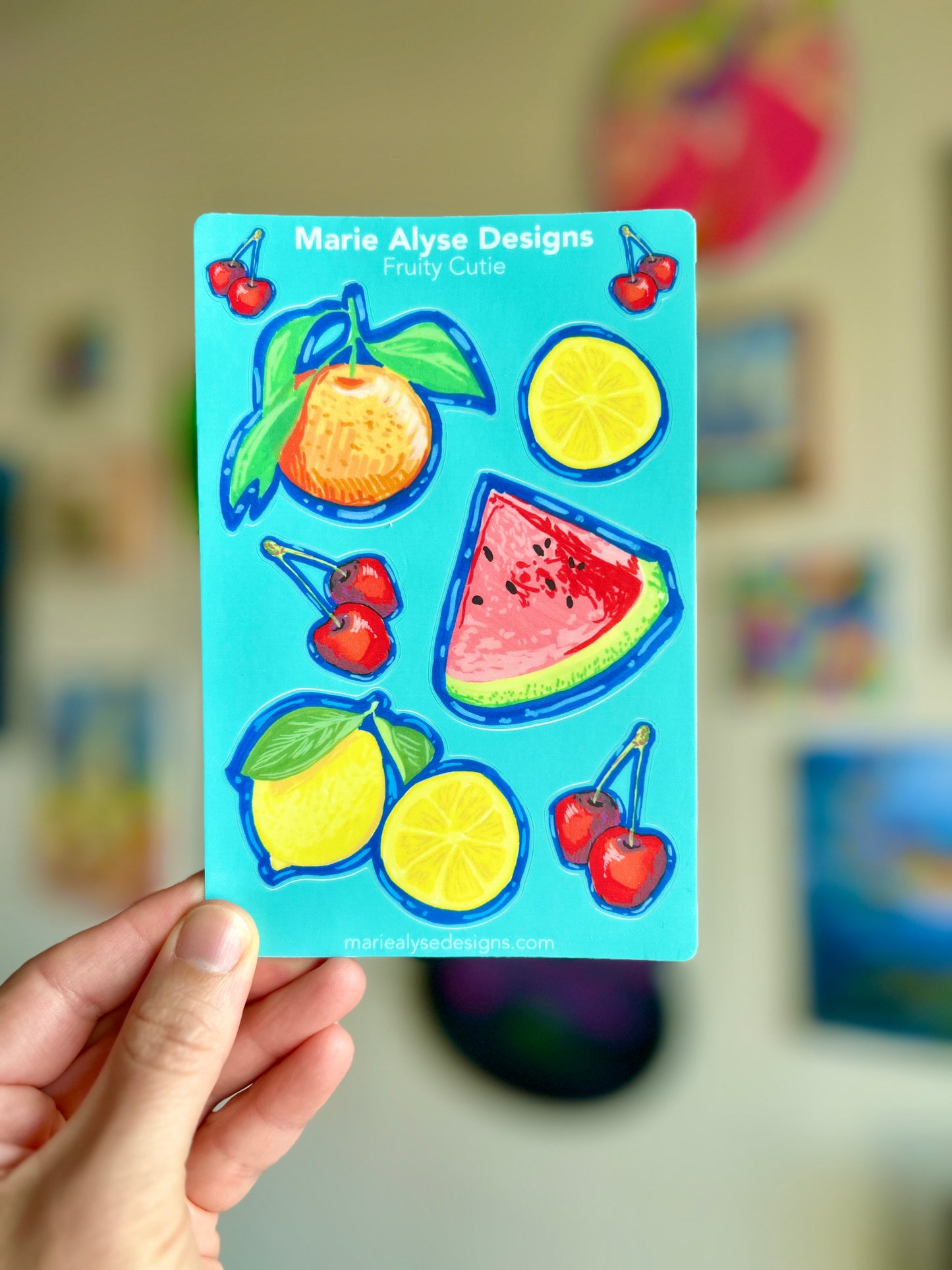 Fruity Cutie Sticker Sheet