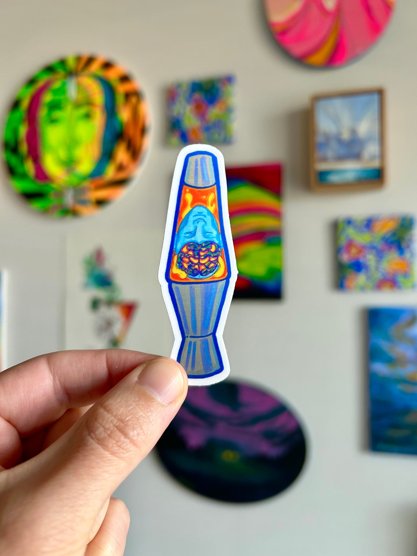 Lucid Lava Lamp Sticker