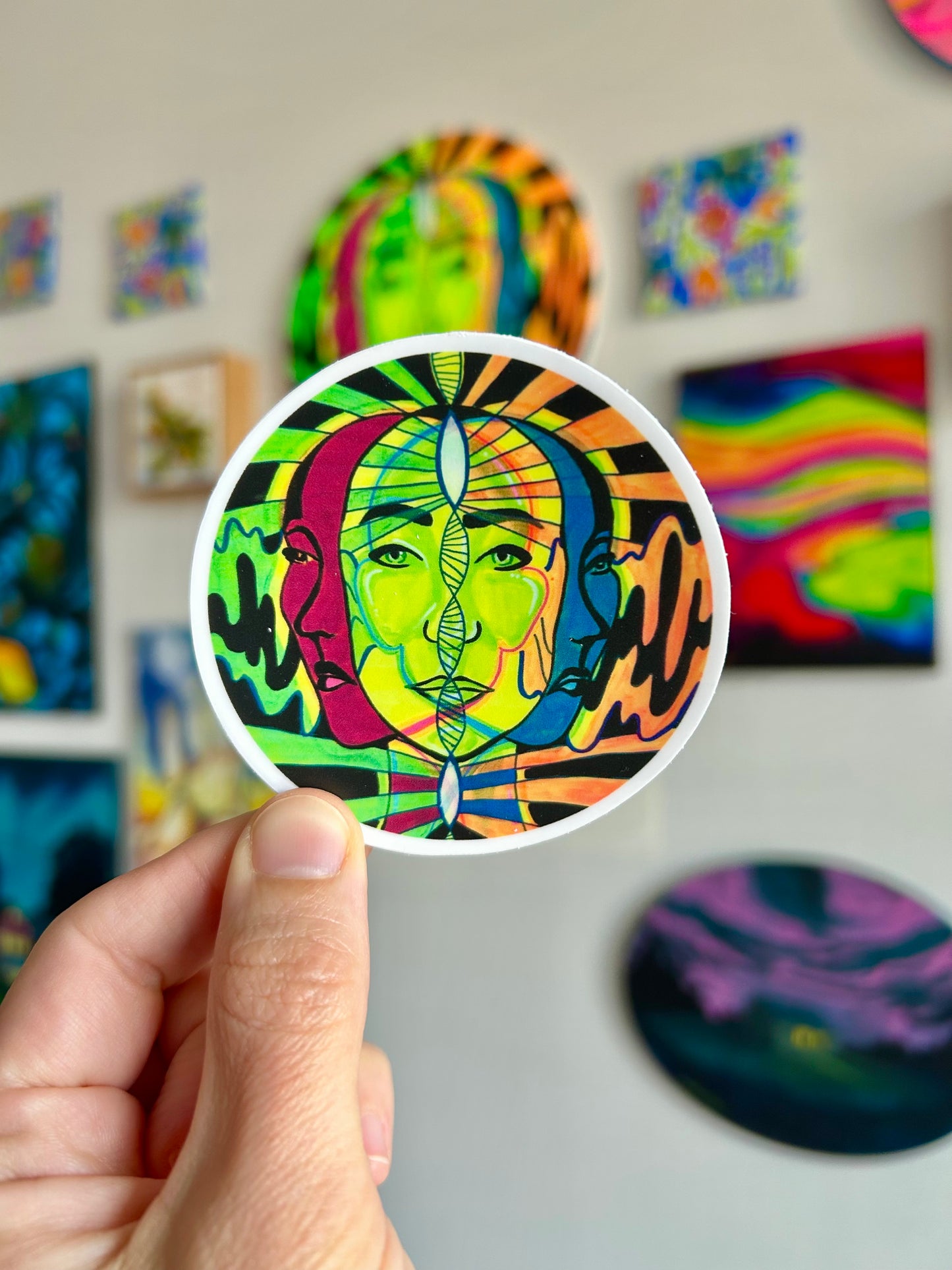 Dissociation Disco Sticker