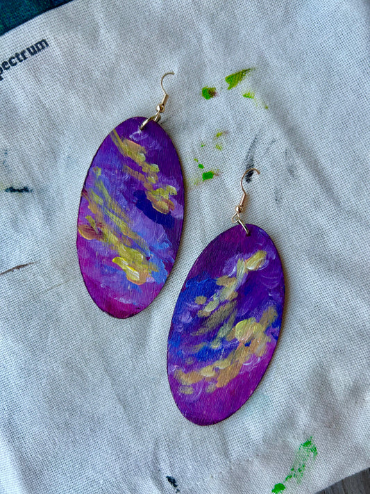 Akash Hand-Painted Earrings