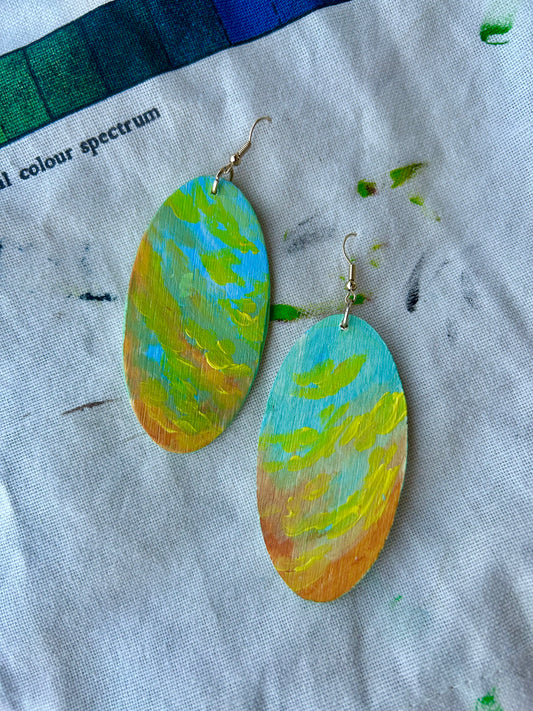 Araceli Hand-Painted Earrings