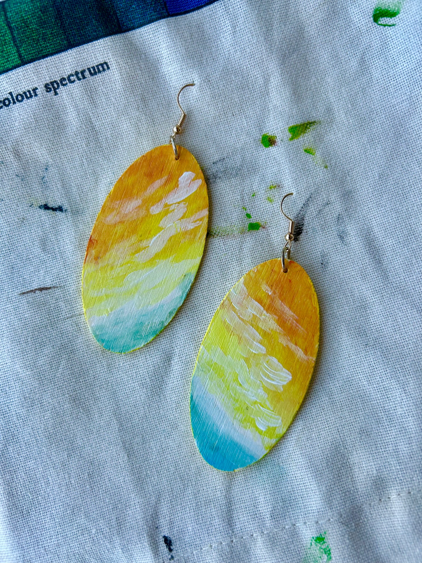 Atlas Hand-Painted Earrings