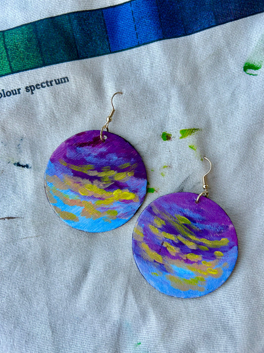Caelus Hand-Painted Earrings