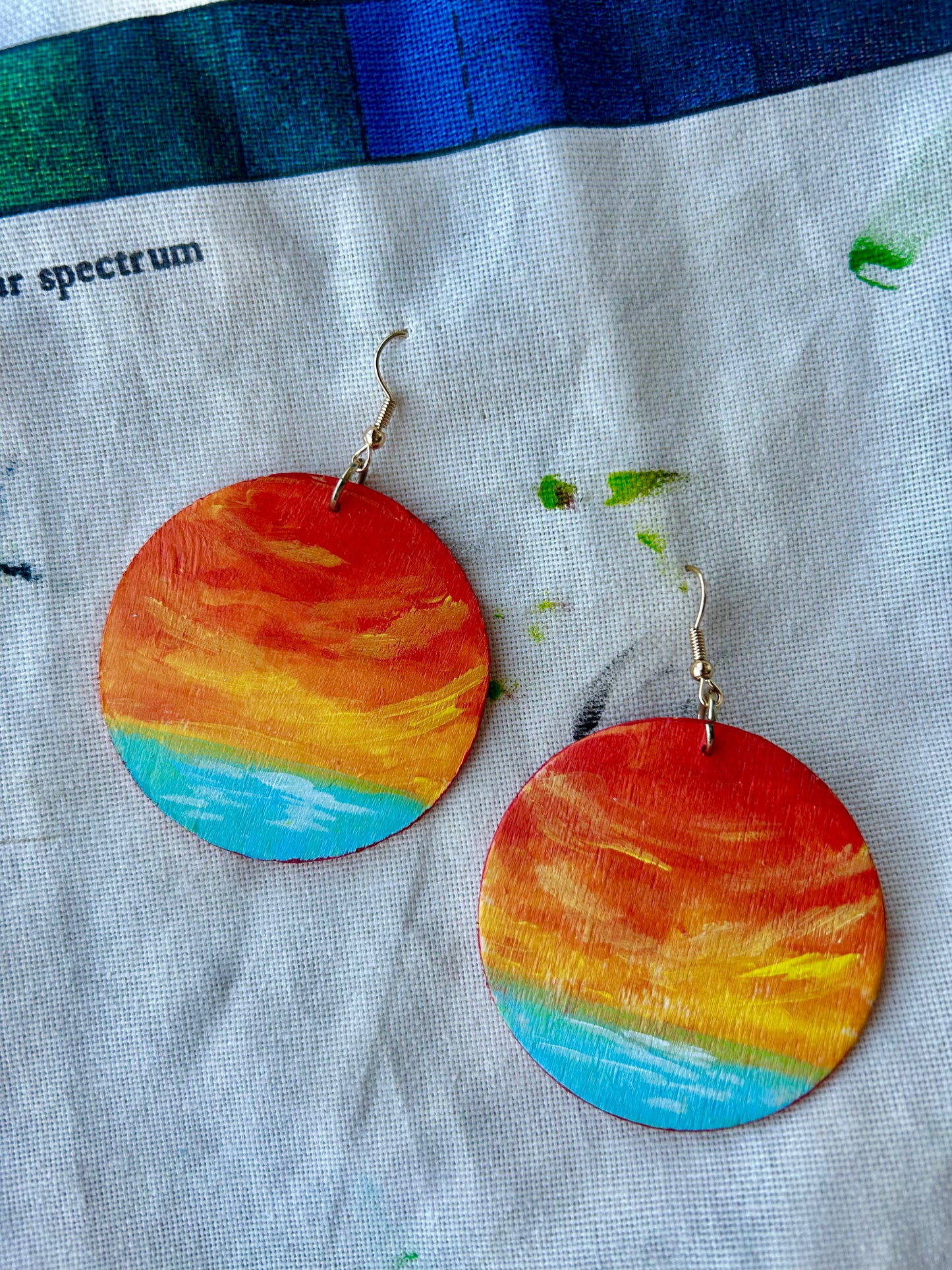 Celeste Hand-Painted Earrings