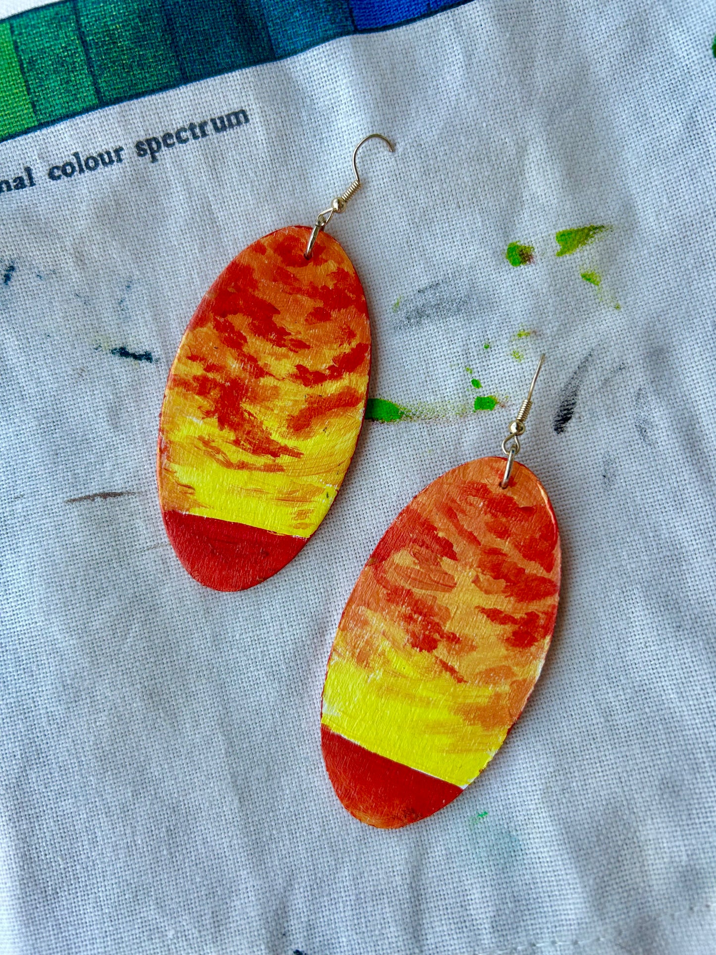 Elio Hand-Painted Earrings