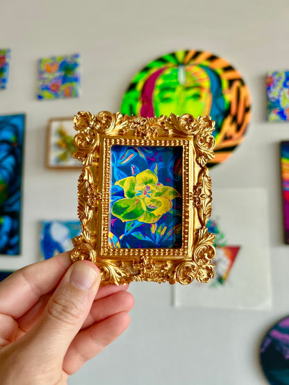 FLEURescent Magnolia 2 Miniature Art Magnet