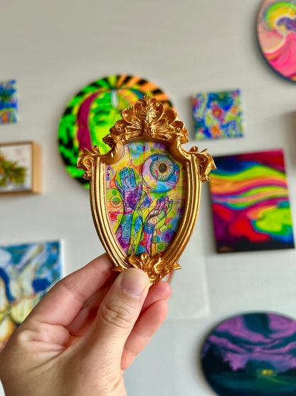 Flow State Miniature Art Magnet