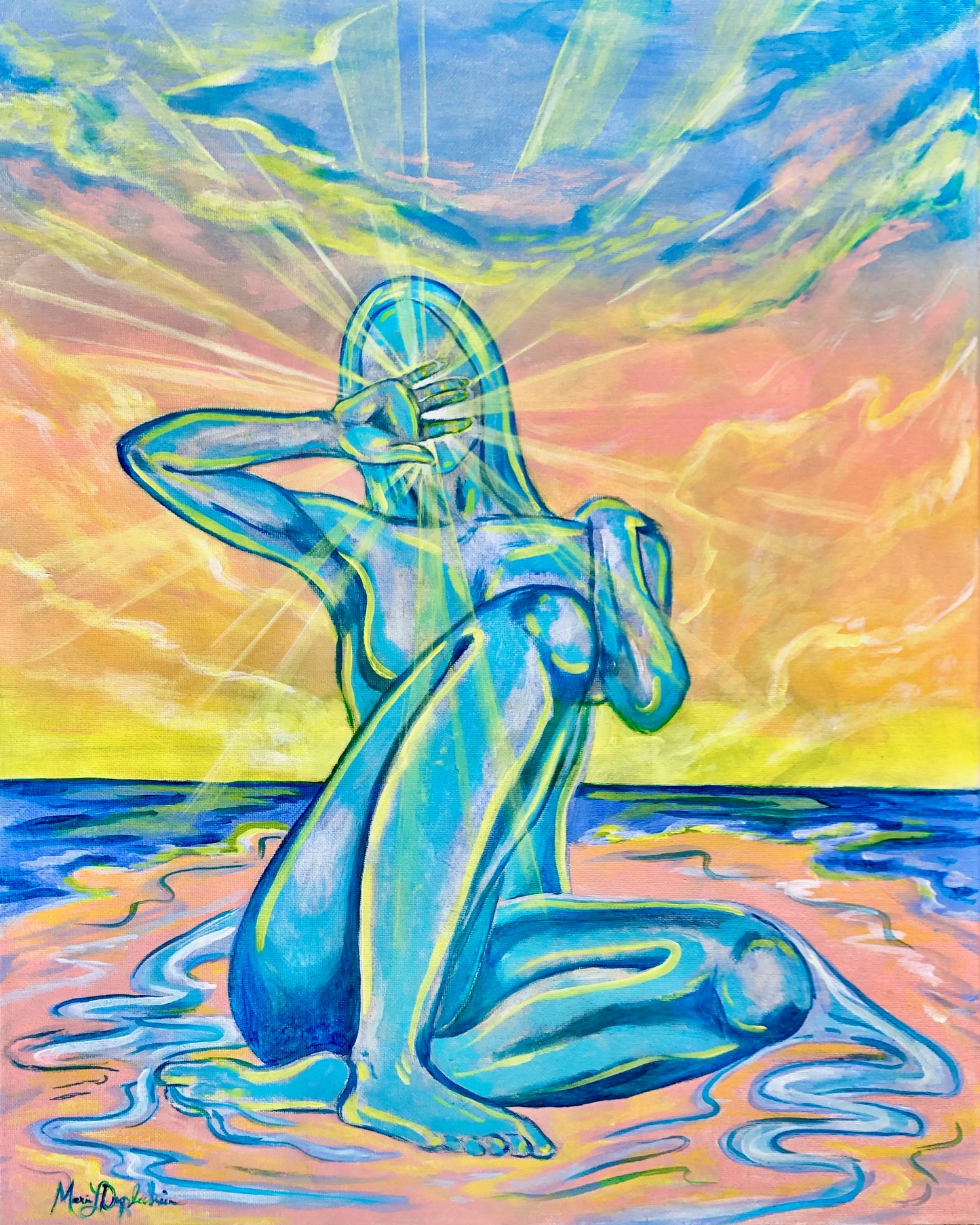 HERizon Shore Art Print