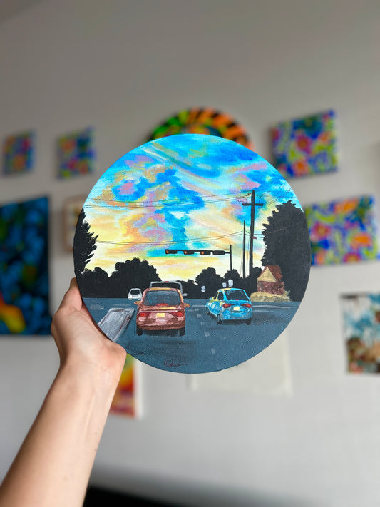 Evening Commute Original Painting