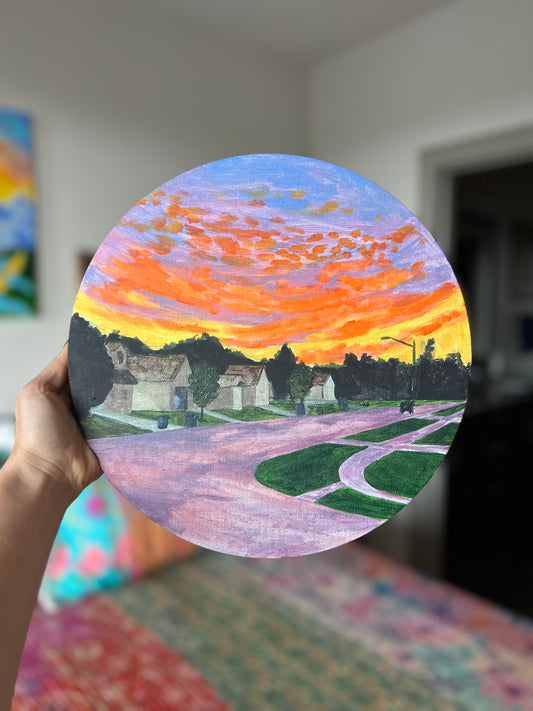 Sunday Scaries Original Painting