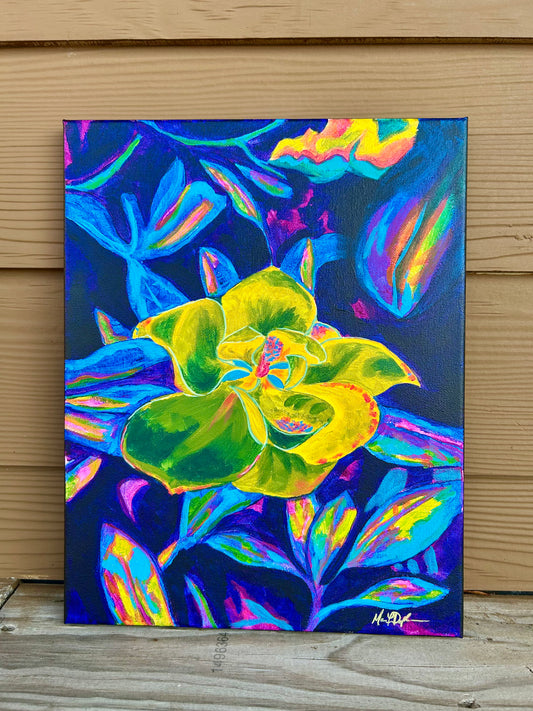 FLEURescent Magnolia 2 Original Painting