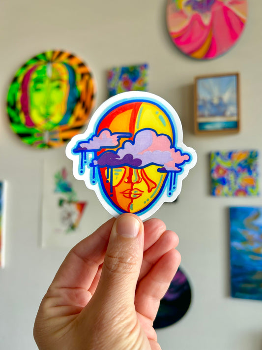 Head in the Clouds Sticker