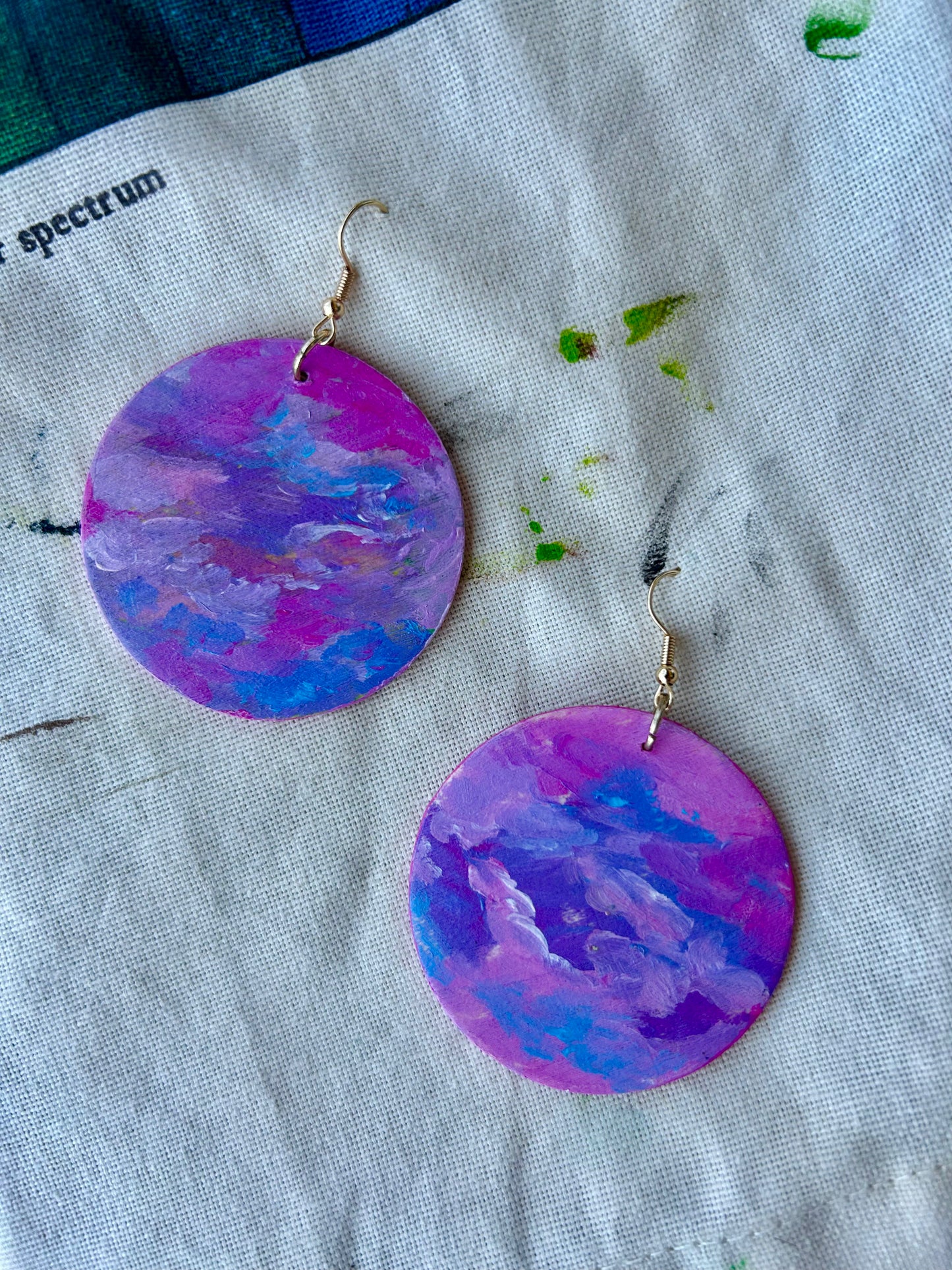 Lyra Hand-Painted Earrings