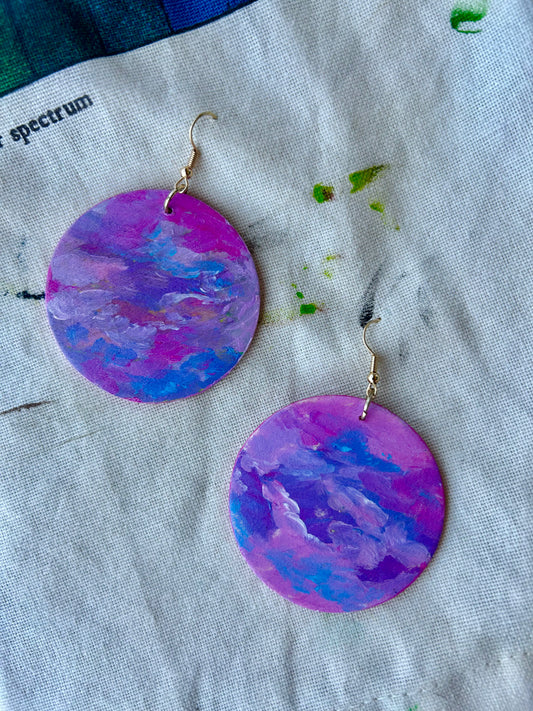 Lyra Hand-Painted Earrings