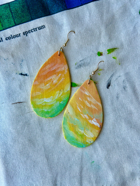 Sora Hand-Painted Earrings