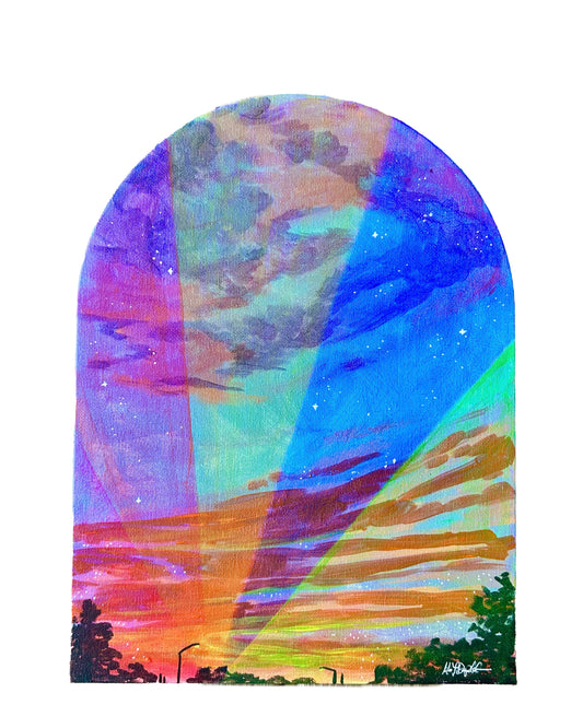 The Girl With Kaleidoscope Eyes Art Print