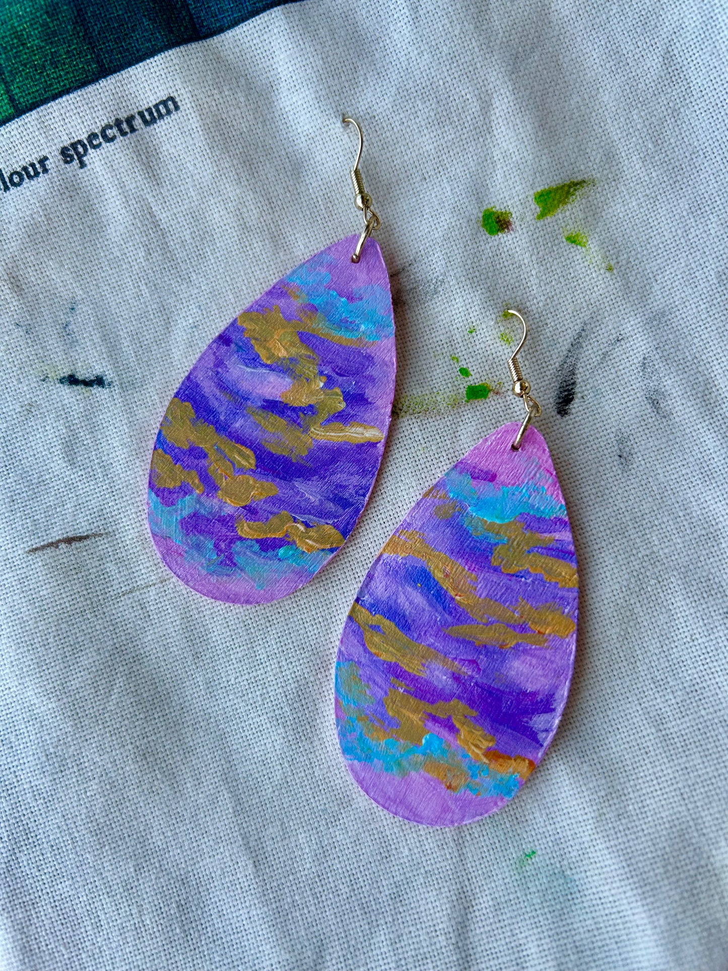 Zephyr Hand-Painted Earrings